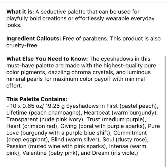 ONLY 1 LEFT Natasha denona love pallet - Picture 3 of 4